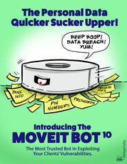 "MOVEit Bot" DTNS 8/25/23 8.5 x 11 ArtProv Print
