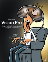 "Vision ProZZZ" DTNS 6/9/23 8.5 x 11 ArtProv Print