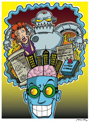 Thoughts Of An Evil Genius 8.5 x 11 Print