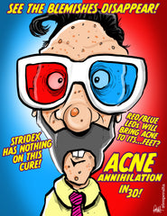 "Acne Annihilation"  DTNS 3/7/25 8.5 x 11 ArtProv Print