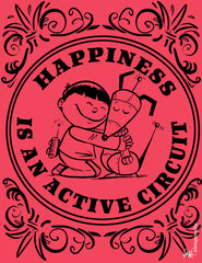 "Happiness Is An Active Circuit"  DTNS 7/16/26 8.5 x 11 ArtProv Print