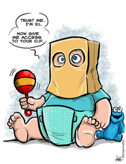 "Age Verification"  DTNS 2/12/26 8.5 x 11 ArtProv Print