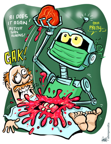 "AI Medicine"  DTNS 7/11/25 8.5 x 11 ArtProv Print