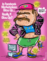 "Marketplace Glow Up"  DTNS 11/13/25 8.5 x 11 ArtProv Print