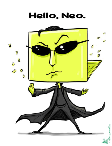 "Hello, Neo"  DTNS 3/5/26 8.5 x 11 ArtProv Print