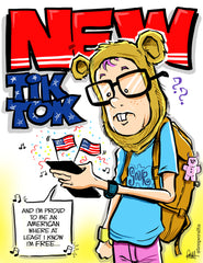 "New TikTok"  DTNS 9/18/25 8.5 x 11 ArtProv Print