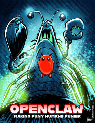 "OpenClaw"  DTNS 2/5/26 8.5 x 11 ArtProv Print
