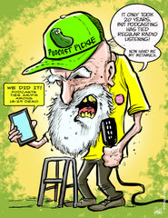 "Podcast Takeover!"  DTNS 8/8/25 8.5 x 11 ArtProv Print