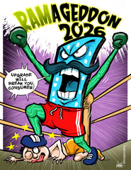 "RAMageddon"  DTNS 4/16/26 8.5 x 11 ArtProv Print