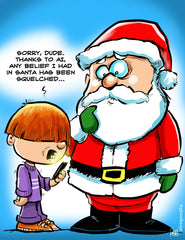 "Santa Gets Squelched"  DTNS 12/11/25 8.5 x 11 ArtProv Print