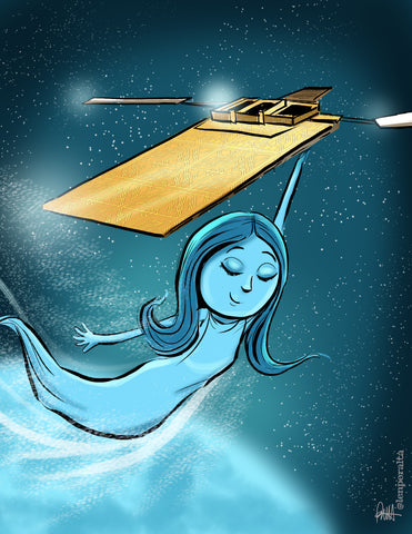 "Sophia Space"  DTNS 6/4/26 8.5 x 11 ArtProv Print