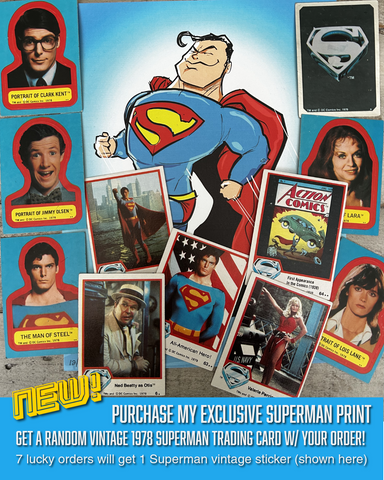 EXCLUSIVE Superman Print - LIMITED - Signed and Numbered