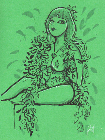 "Ivy" Original Pen and Ink Sketch