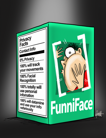"FunniFace" DTNS 11/6/20 8.5 x 11 ArtProv Print