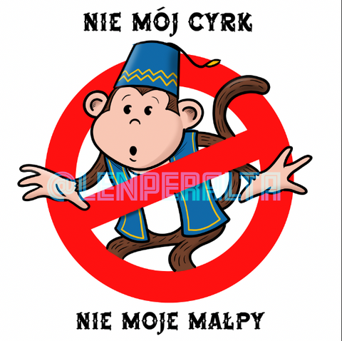 " Not My Circus, Not My Monkey" 8 x 10 Print