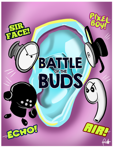 "Battle Of The Buds" DTNS 10/11/19 8.5 x 11 ArtProv Print
