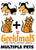 Geekimals Custom Drawn 8.5 x 11 Print (Multiple Pets)
