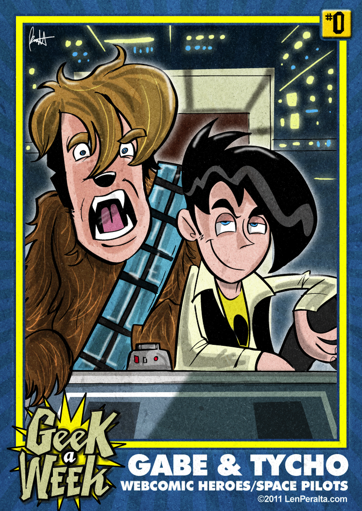 Geekweek Geek A Week Season 2 Trading Cards | The Geeky Art of Len Peralta