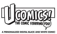 UComic! Personalized DIGITAL ONLY Black and White Comic